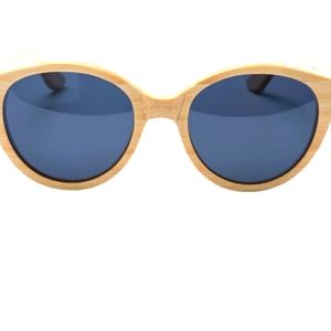 Joyce Sunglasses by Panda Cat Eye Bamboo Frame 100% POLARIZED LENSES